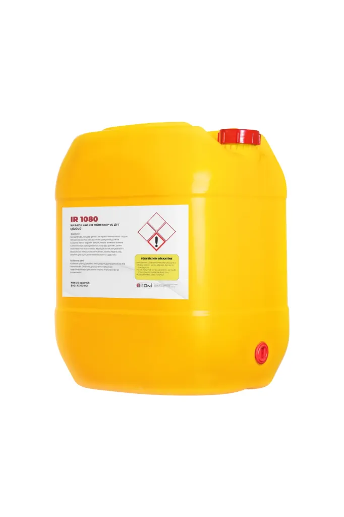 IR 1080 Su Bazlı Yağ Kir Mürekkep Ve Zift Çözücü (20 Litre)